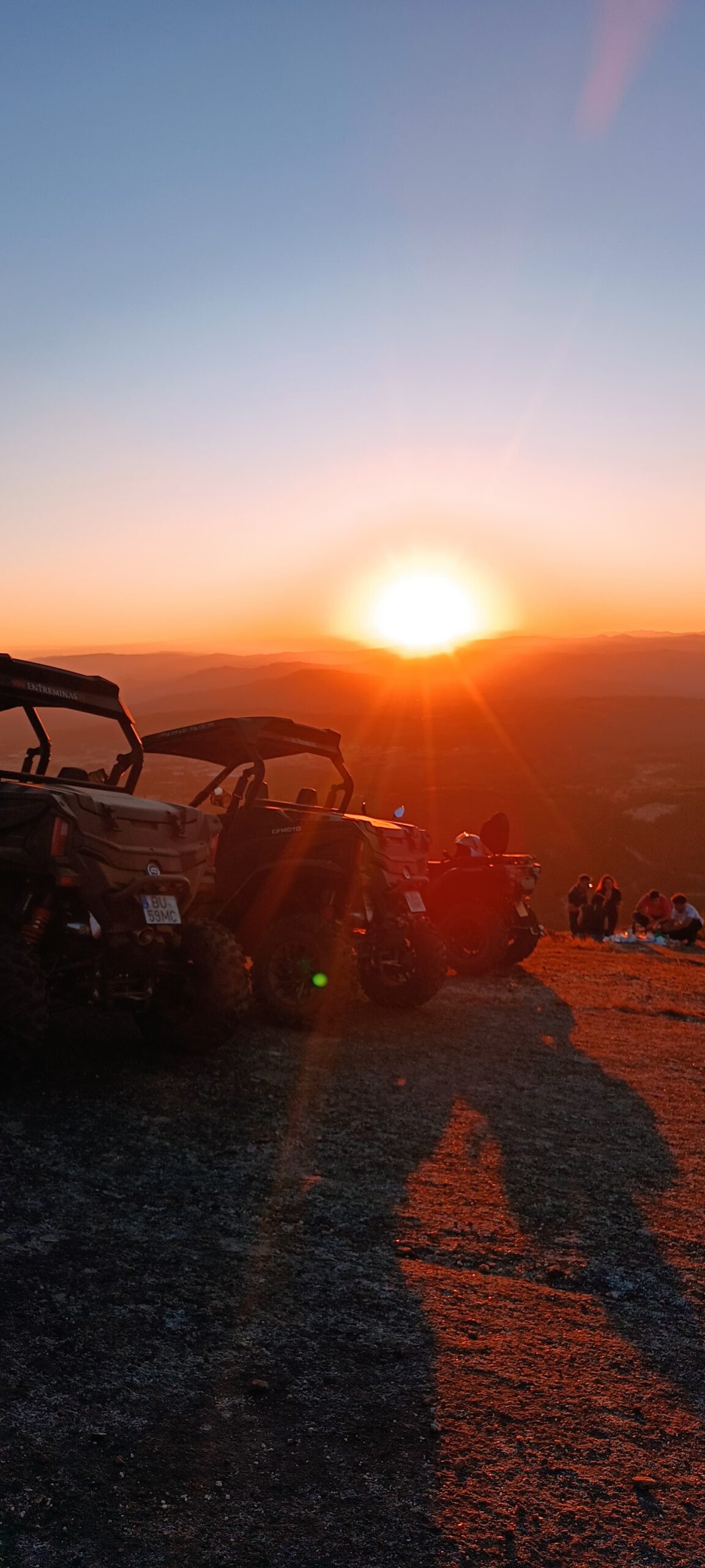 Aventura pôr do sol Tresminas